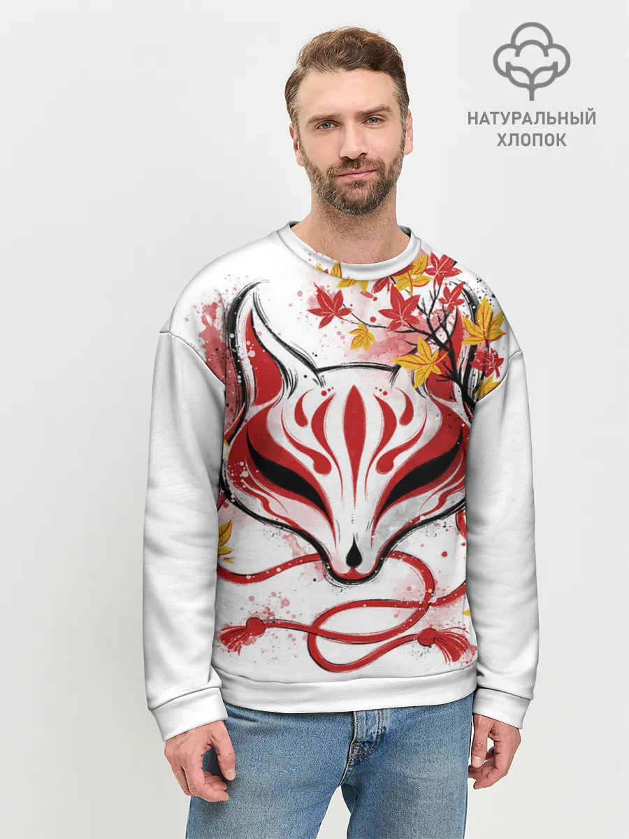 Мужской свитшот базовый / Берсерк Синий Экзорцист