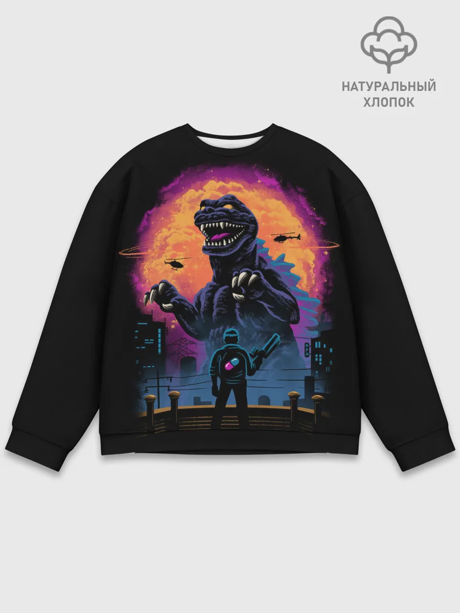 Мужской свитшот базовый / Разборки в Токио