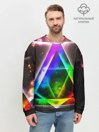 Мужской свитшот базовый / ИЛЛЮМИНАТЫ