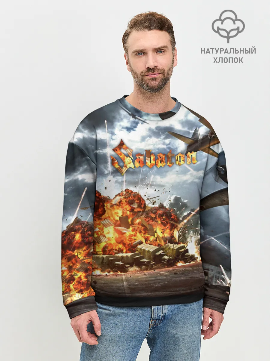 Мужской свитшот базовый / Sabaton