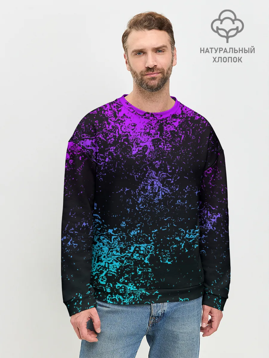 Мужской свитшот базовый / БРЫЗГИ КРАСОК