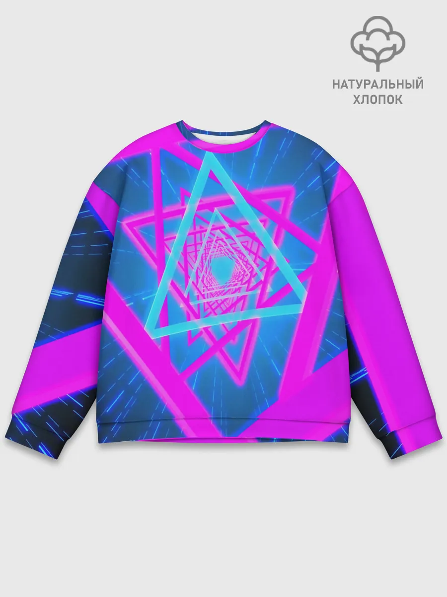 Мужской свитшот базовый / MUSIC NEON