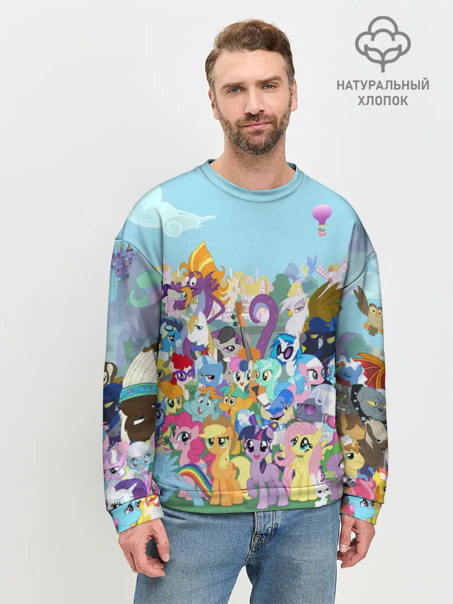 Мужской свитшот базовый / MY LITTLE PONY