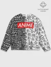Мужской свитшот базовый / Anime black&white