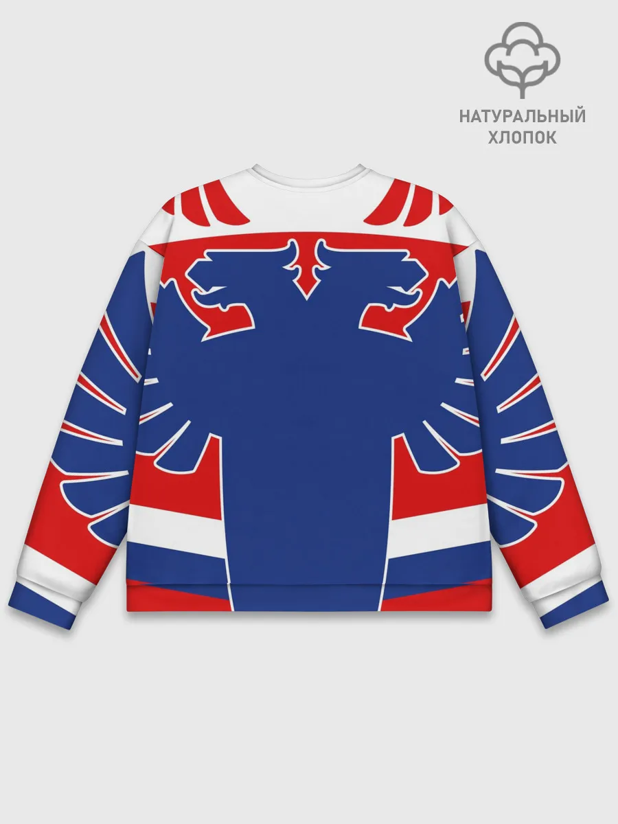 Мужской свитшот базовый / Русский хоккей