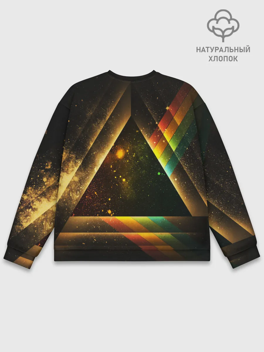 Мужской свитшот базовый / КОСМОС НЕОН
