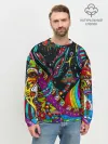 Мужской свитшот базовый / психоделика
