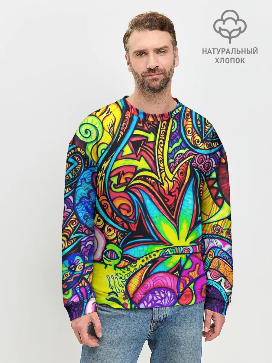 Мужской свитшот базовый / ABSTRACTION PSY