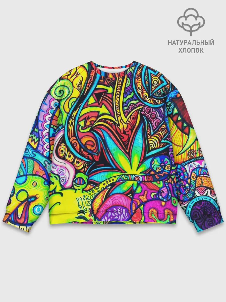 Мужской свитшот базовый / ABSTRACTION PSY