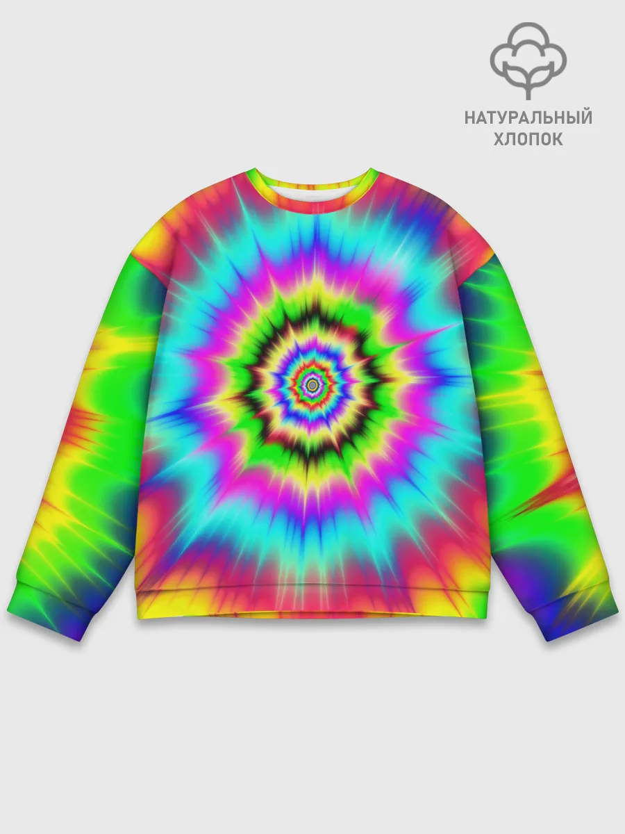 Мужской свитшот базовый / ОПТИЧЕСКИЙ УЗОР