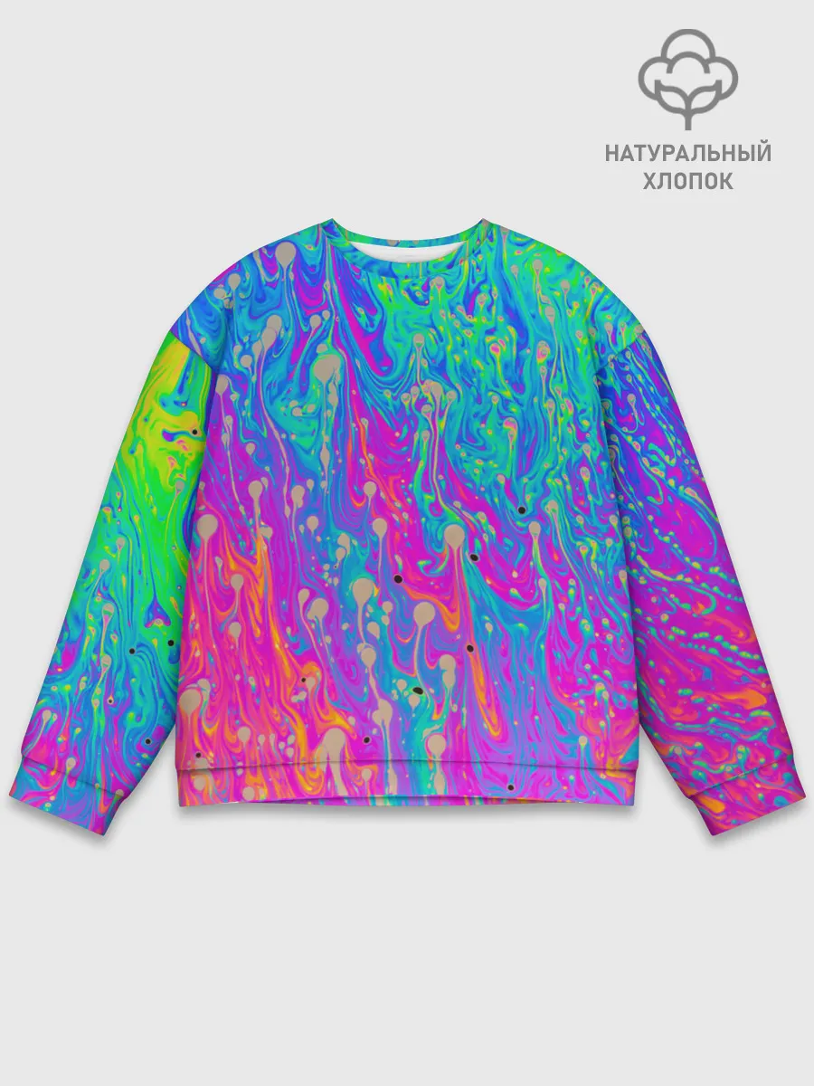 Мужской свитшот базовый / НЕОНОВАЯ ПАЛИТРА