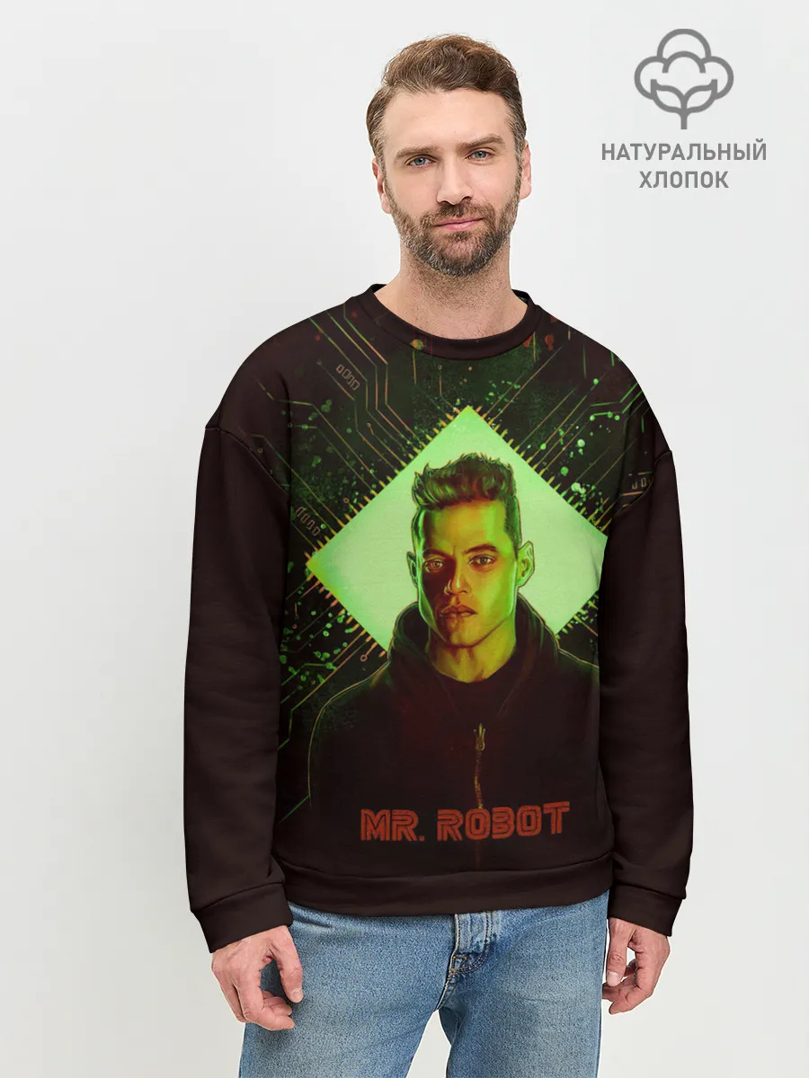 Мужской свитшот базовый / Мистер Робот