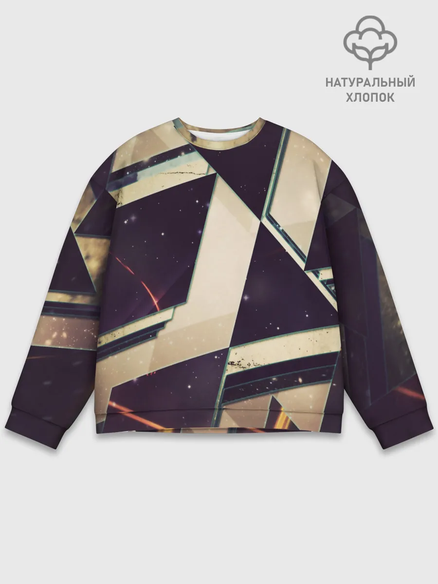 Мужской свитшот базовый / АБСТРАКЦИЯ КОСМОС