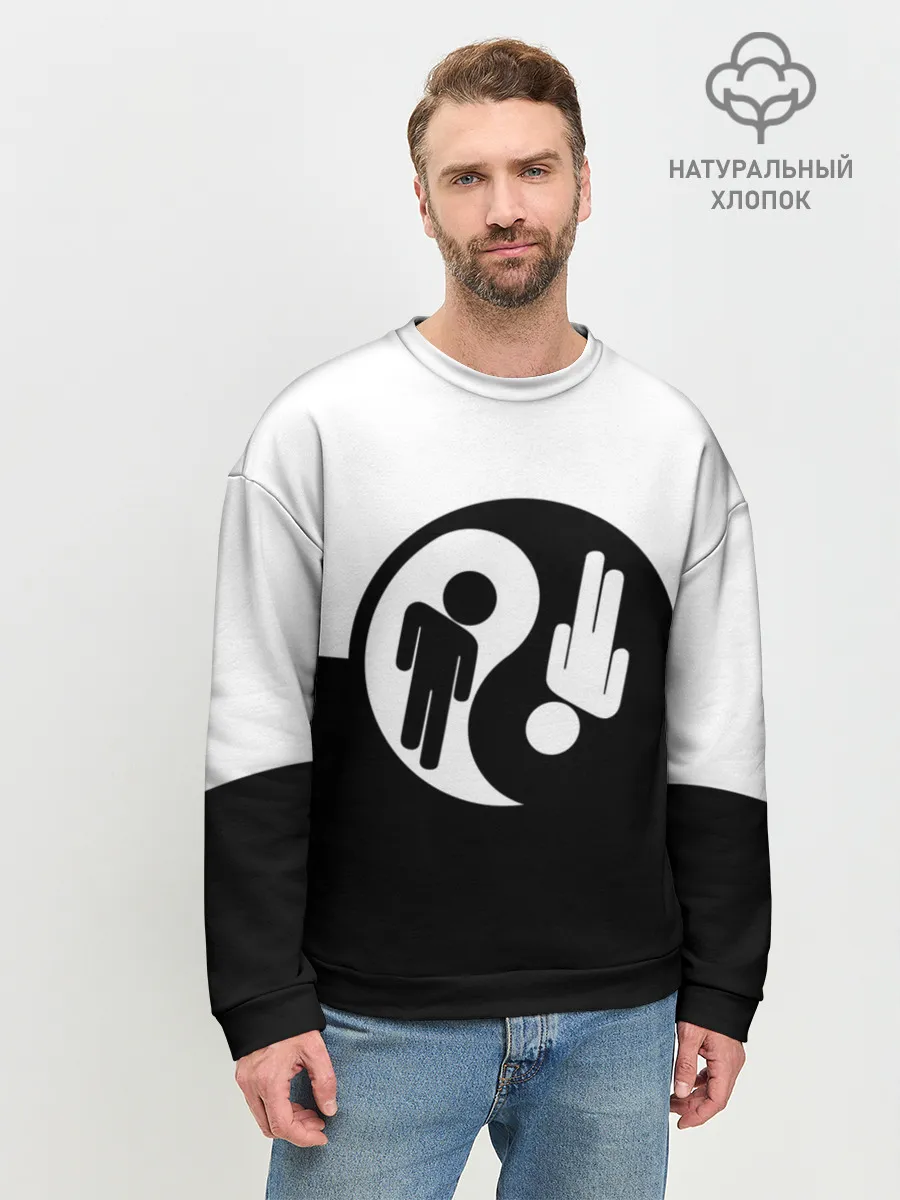 Мужской свитшот базовый / billie eilish