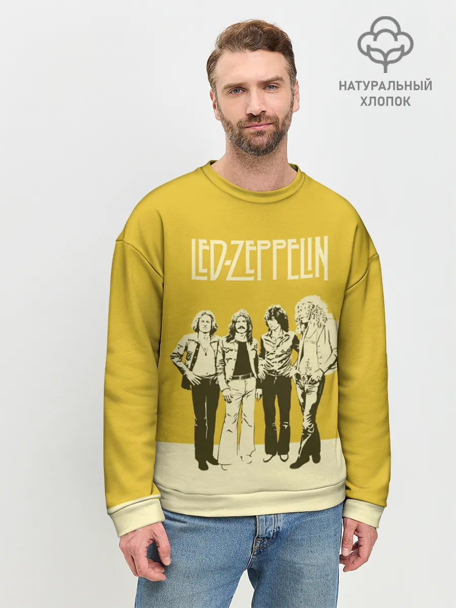 Мужской свитшот базовый / Led Zeppelin