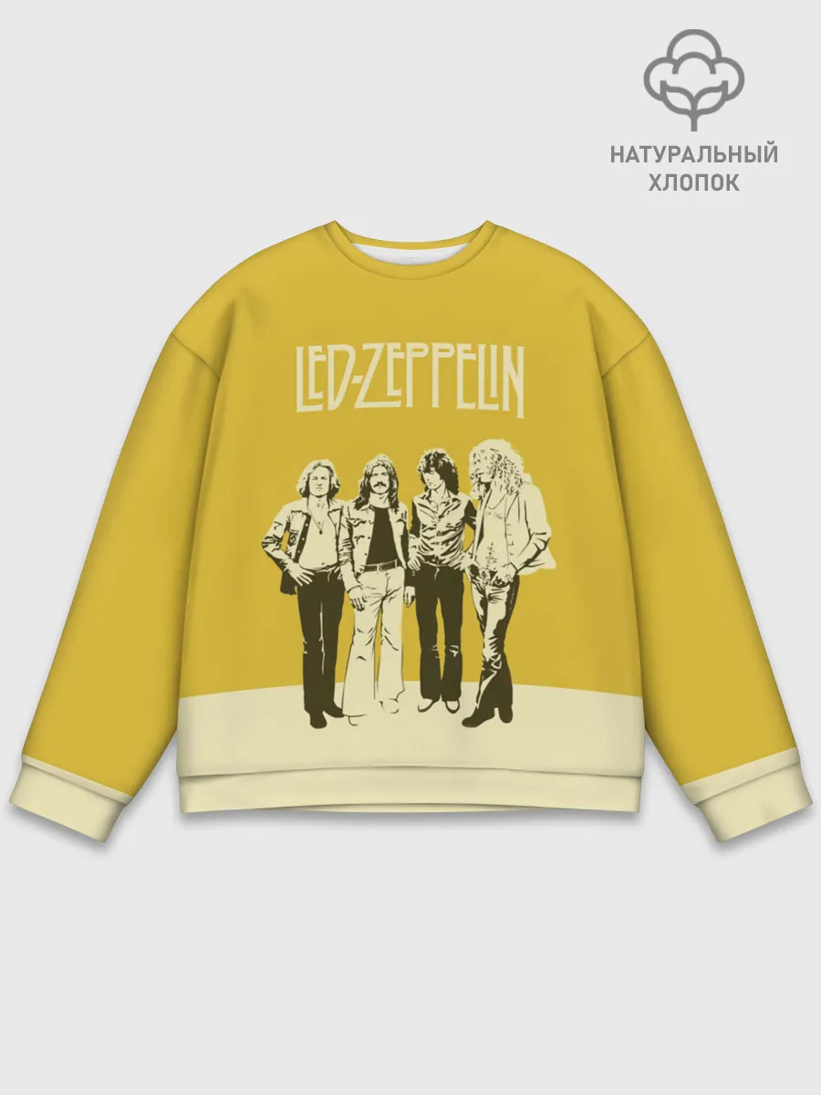 Мужской свитшот базовый / Led Zeppelin