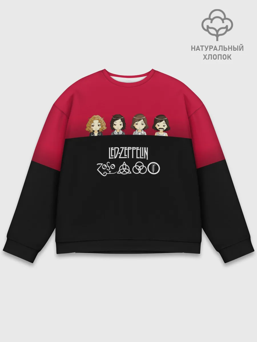 Мужской свитшот базовый / Led Zeppelin