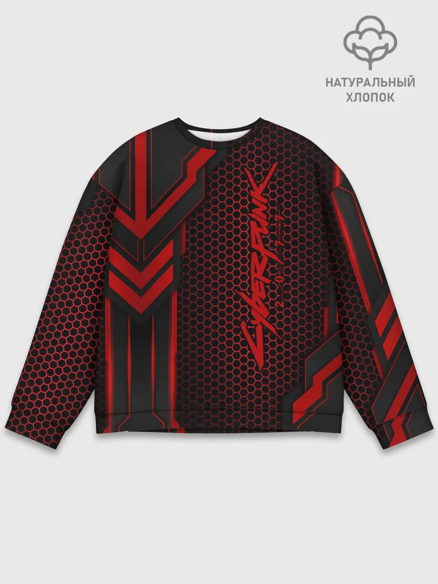 Мужской свитшот базовый / Cyberpunk 2077