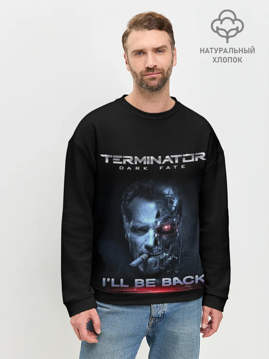 Мужской свитшот базовый / Terminator Dark Fate