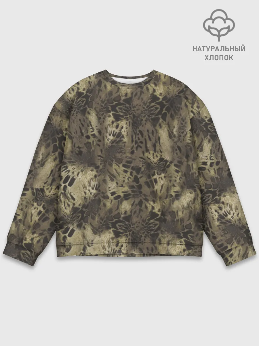 Мужской свитшот базовый / Камуфляж Prym1 Woodlands Camo