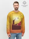 Мужской свитшот базовый / Охотник с собакой