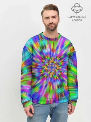 Мужской свитшот базовый / ПСИХОДЕЛИКА