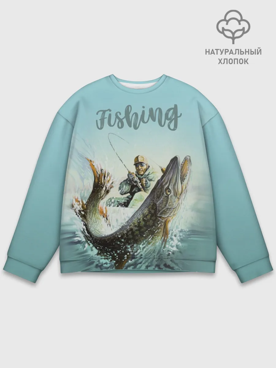 Мужской свитшот базовый / Fishing