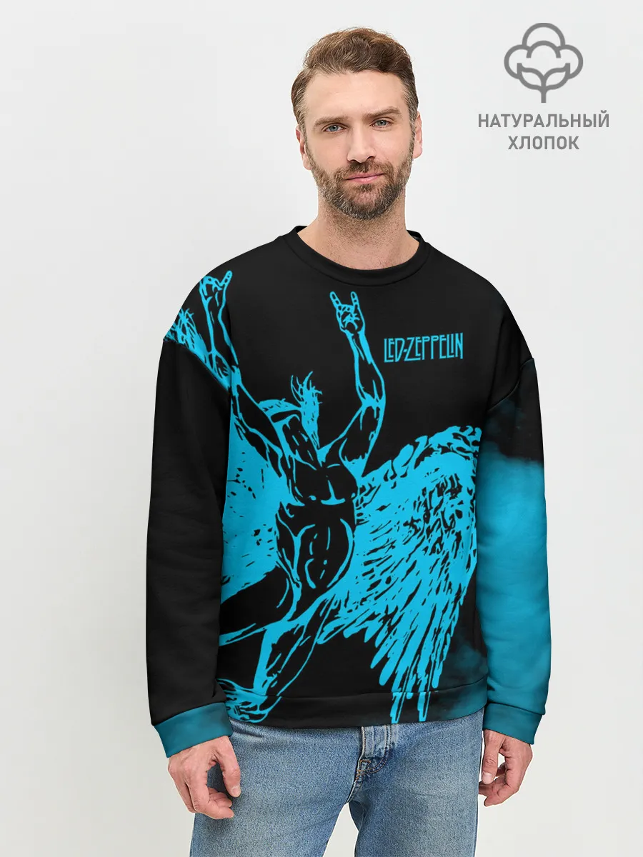 Мужской свитшот базовый / Led Zeppelin