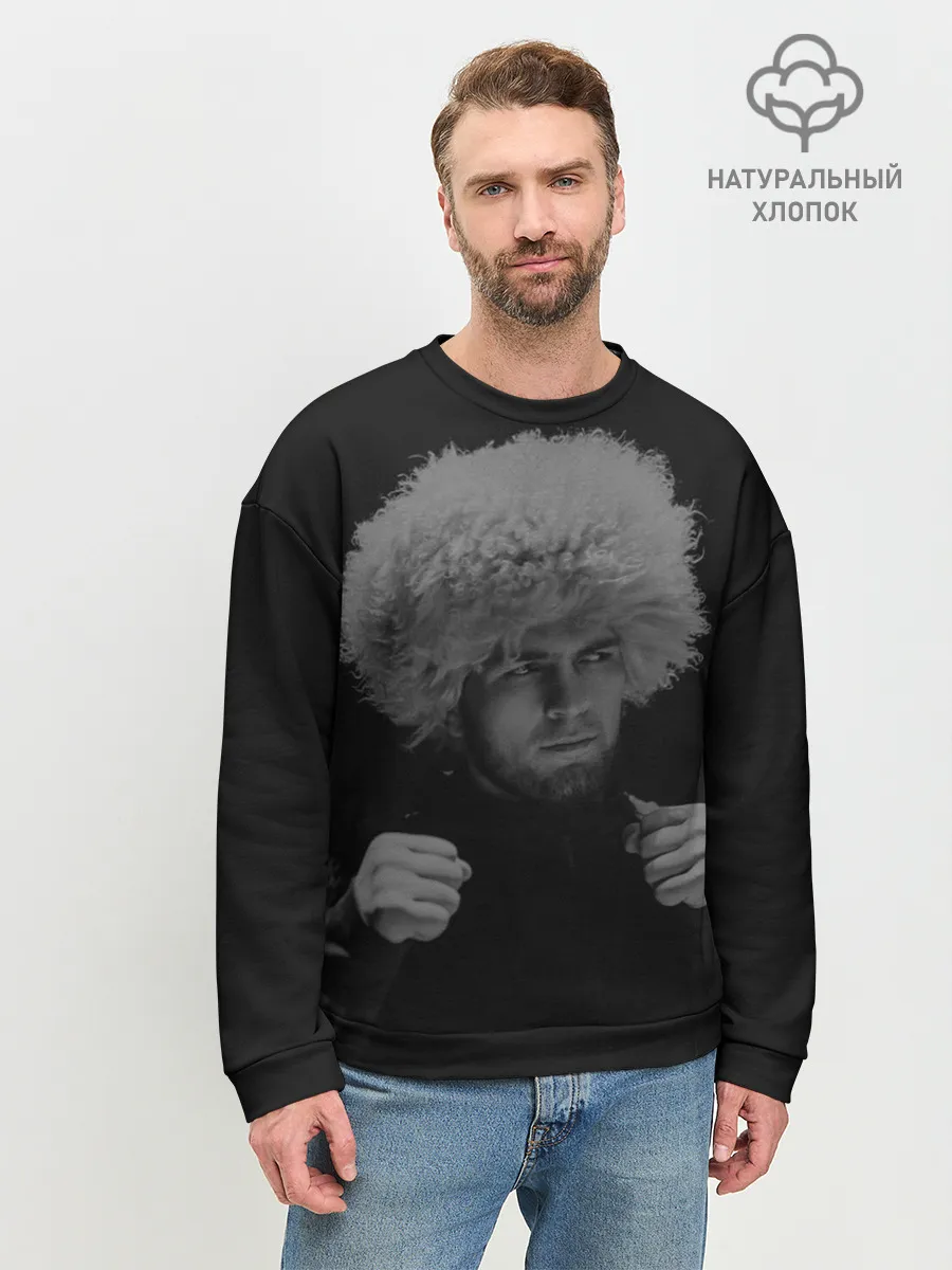 Мужской свитшот базовый / Хабиб Нурмагомедов