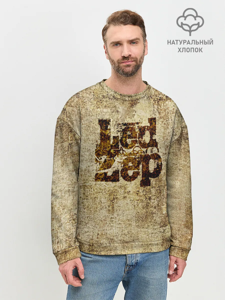 Мужской свитшот базовый / Led Zeppelin