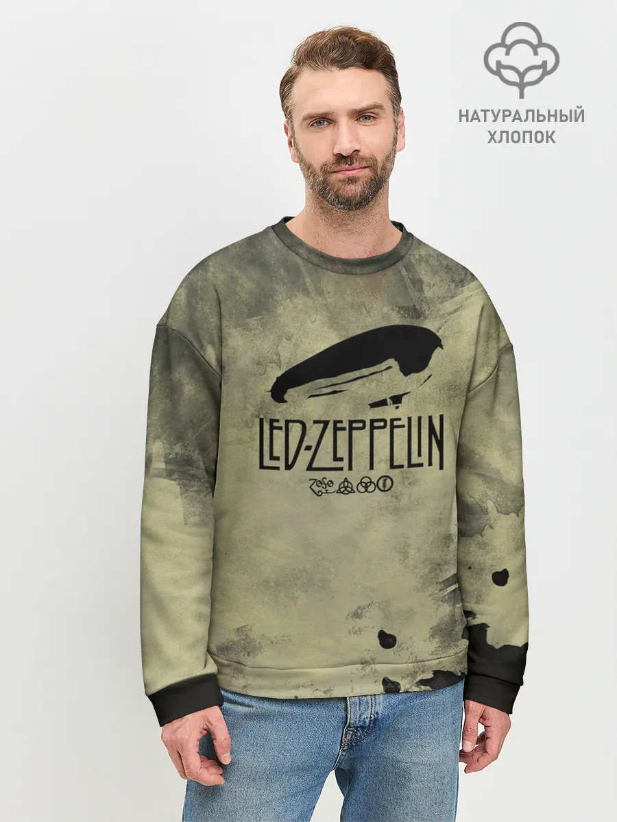 Мужской свитшот базовый / Led Zeppelin