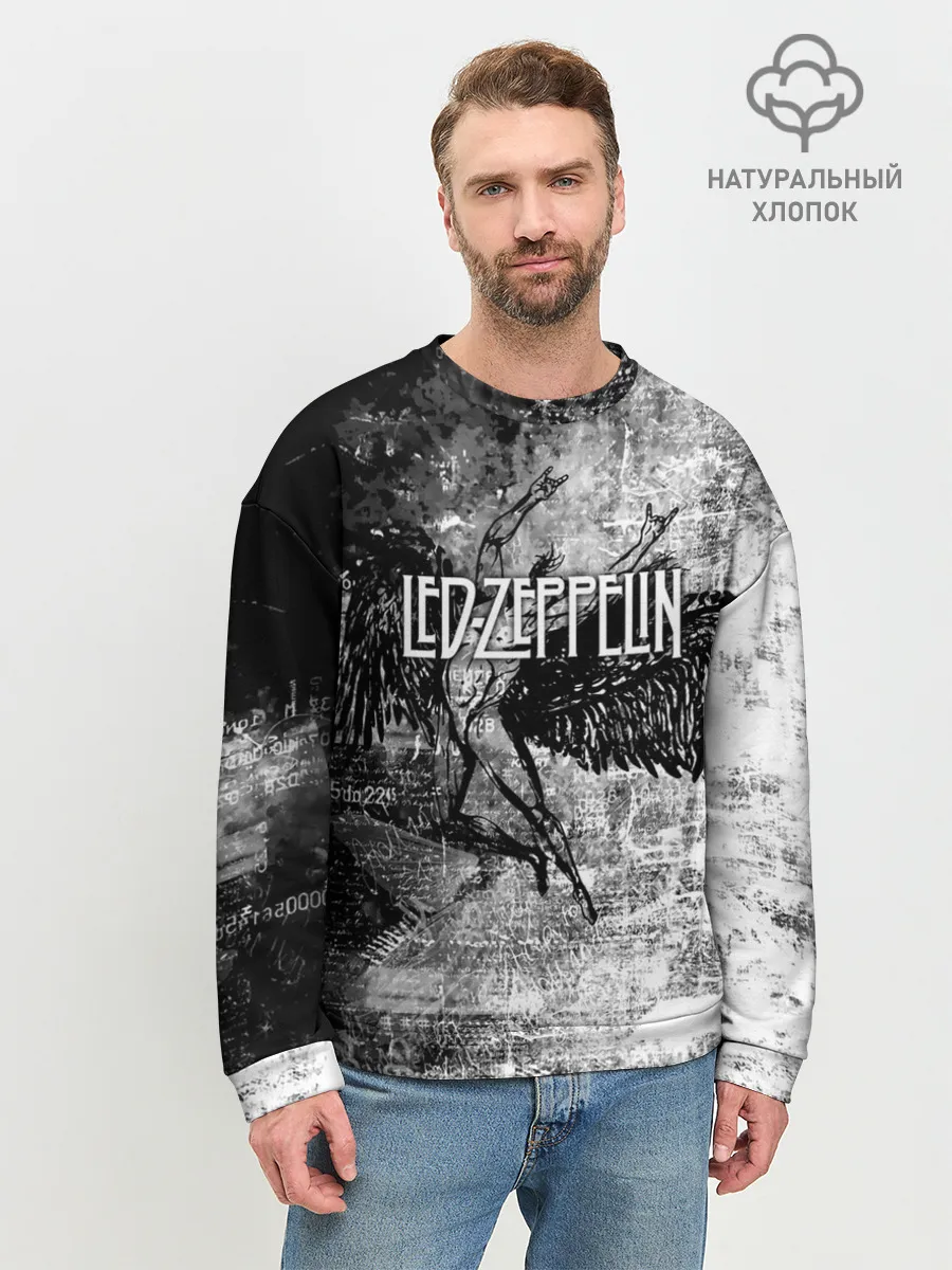 Мужской свитшот базовый / Led Zeppelin