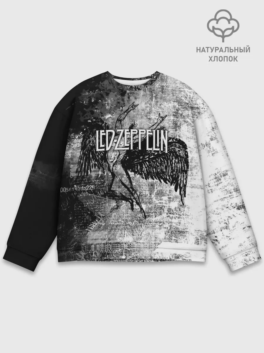 Мужской свитшот базовый / Led Zeppelin
