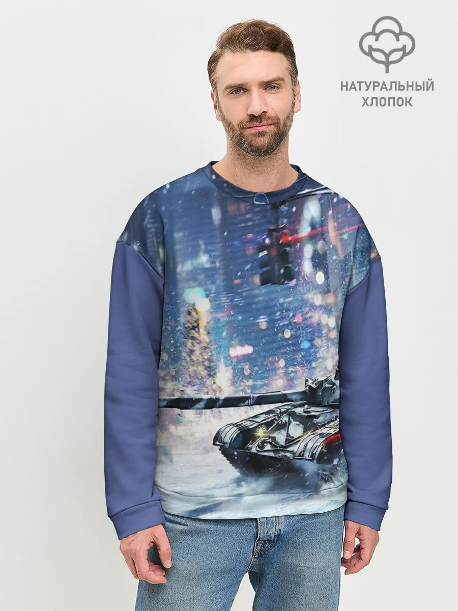 Мужской свитшот базовый / ТАНКИ
