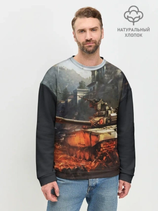 Мужской свитшот базовый / ТАНКИ