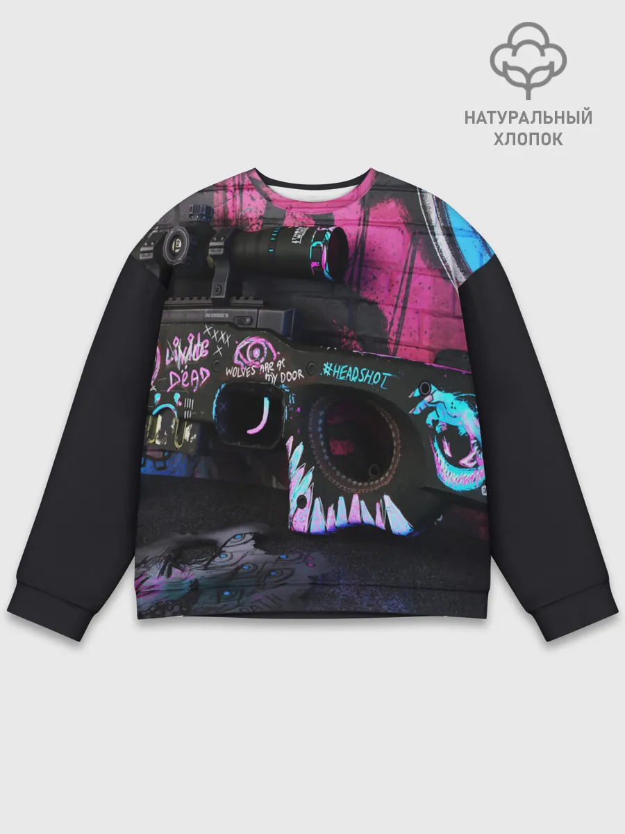 Мужской свитшот базовый / Neo-Noir Skins - CS:GO