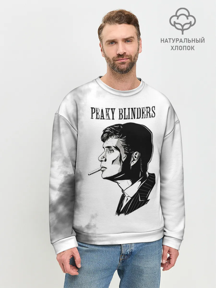 Мужской свитшот базовый / Острые козырьки