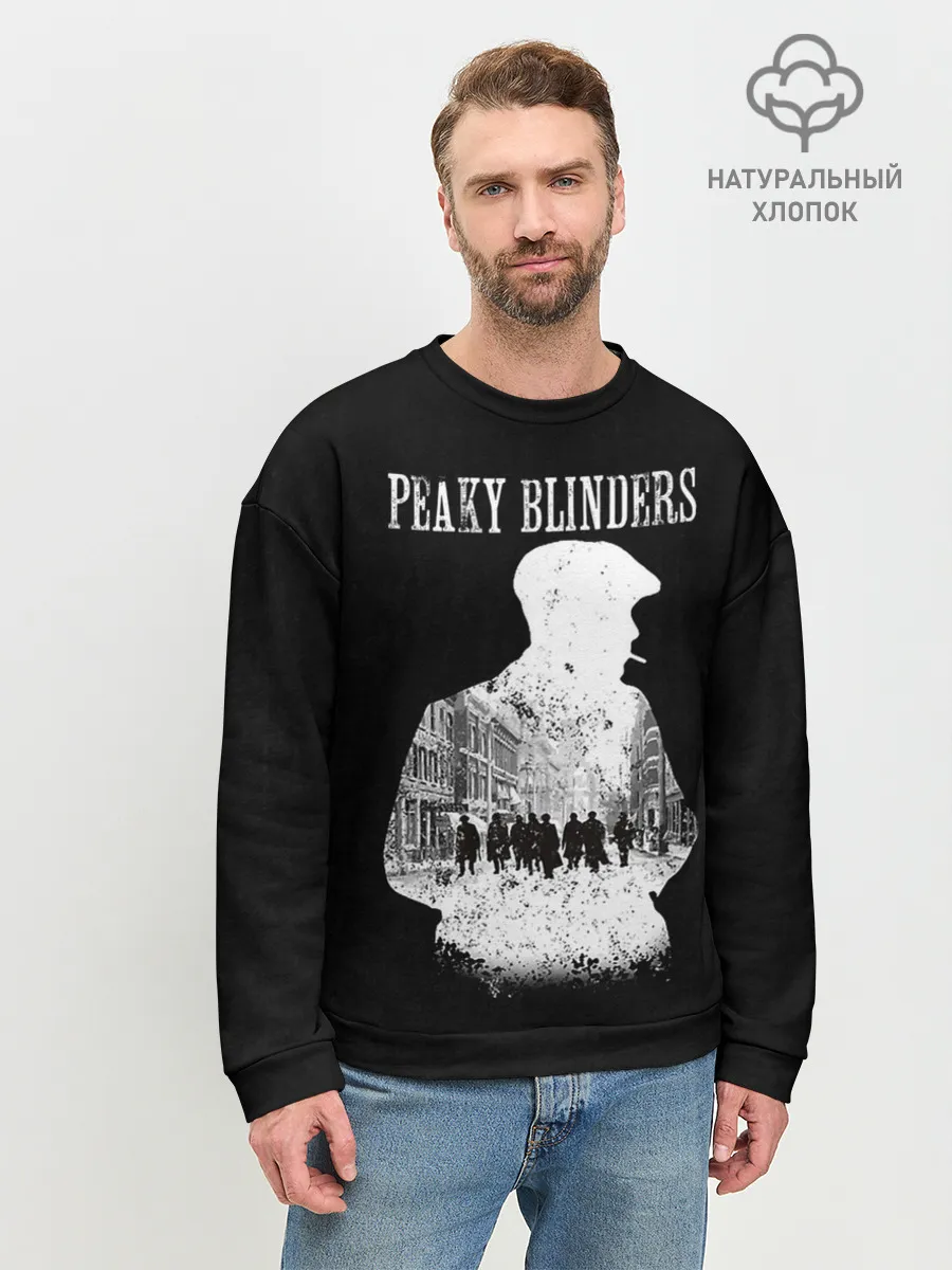 Мужской свитшот базовый / Острые козырьки