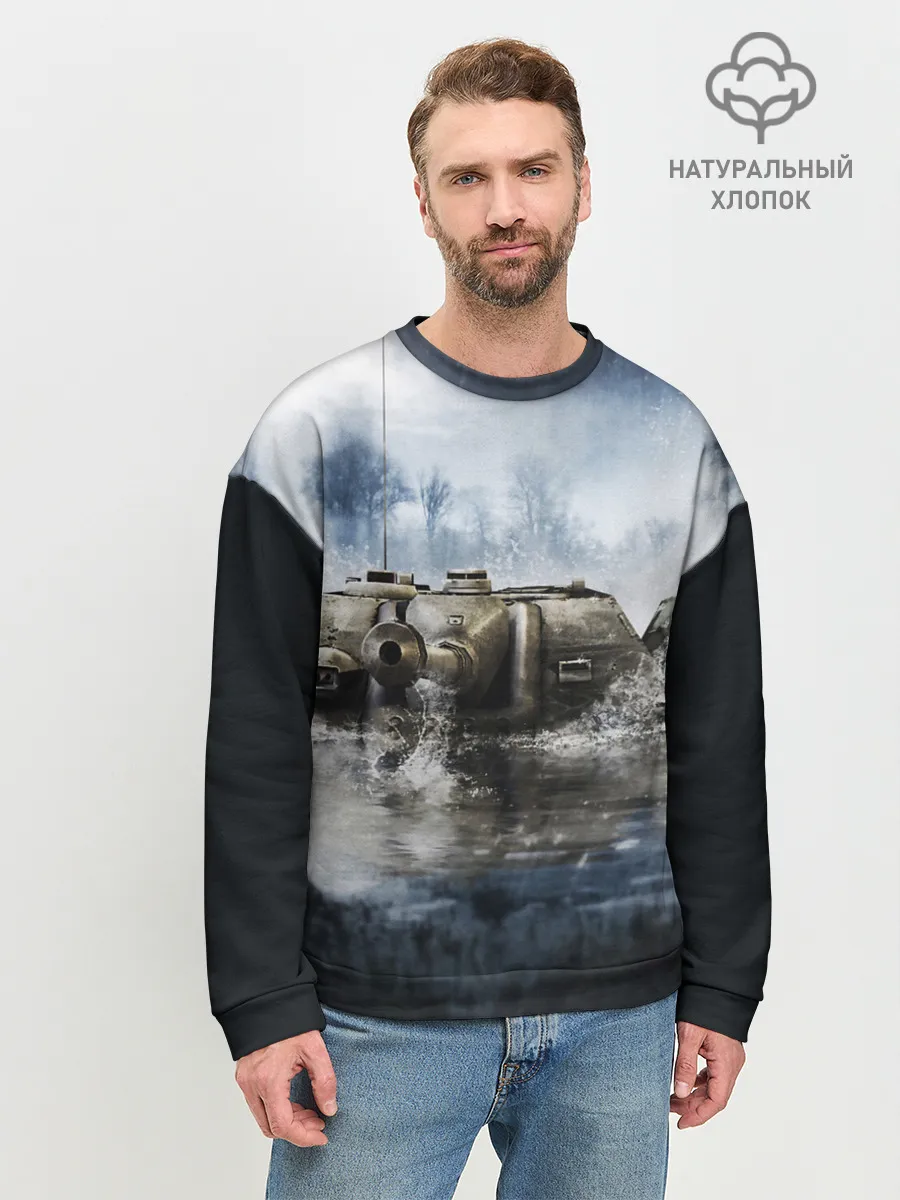 Мужской свитшот базовый / ТАНКИ
