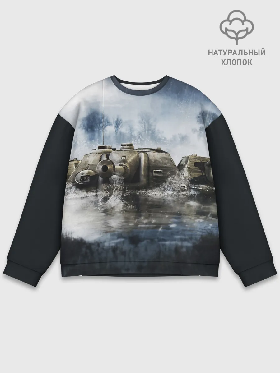 Мужской свитшот базовый / ТАНКИ