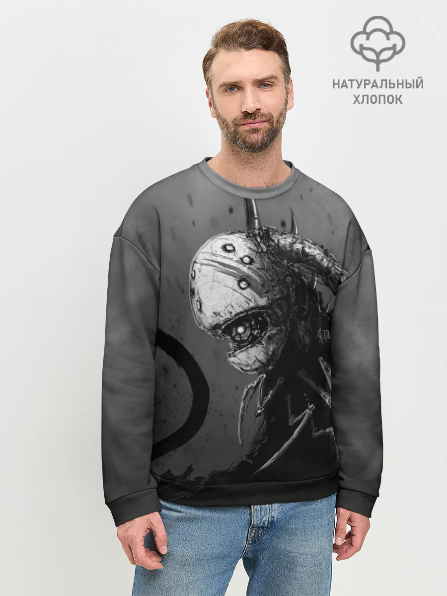 Мужской свитшот базовый / Чернозём - Хронос