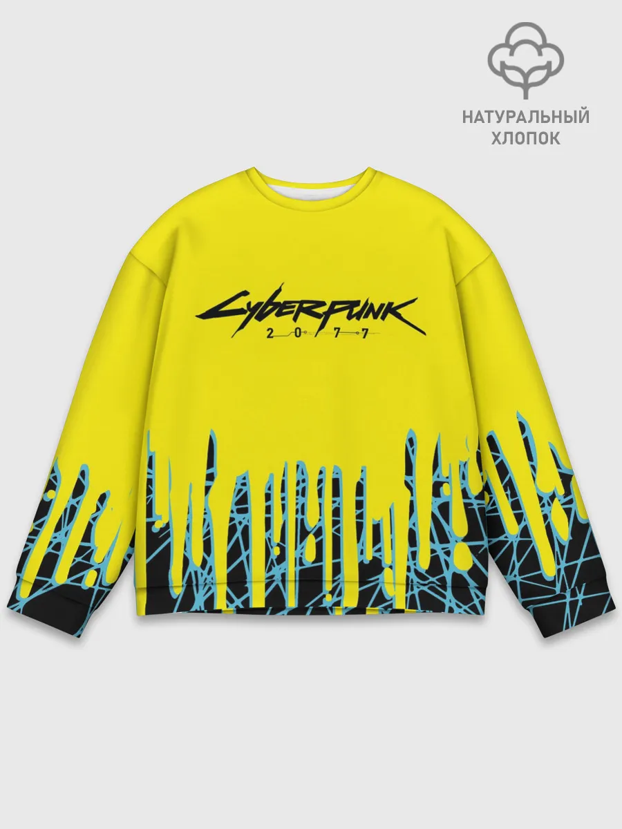 Мужской свитшот базовый / CYBERPUNK 2077