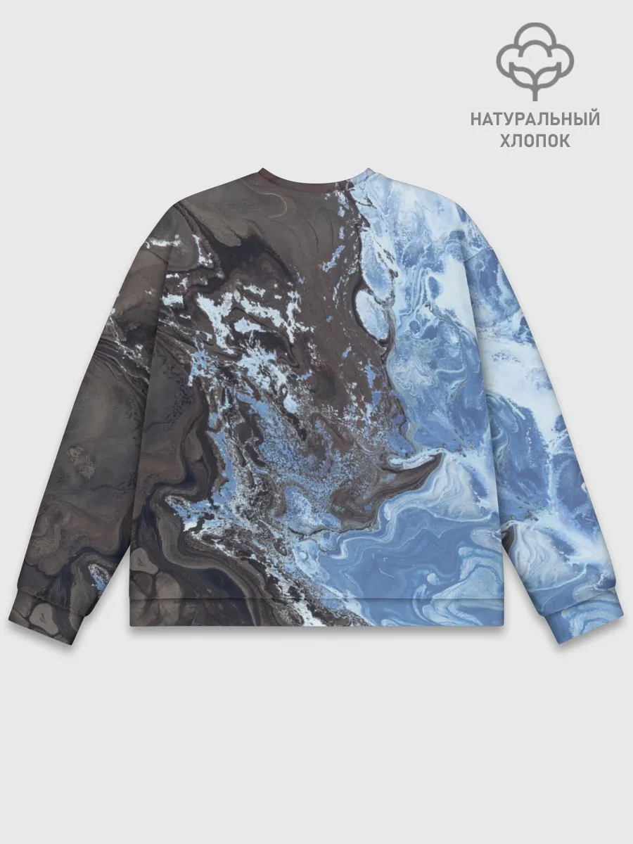 Мужской свитшот базовый / Волны