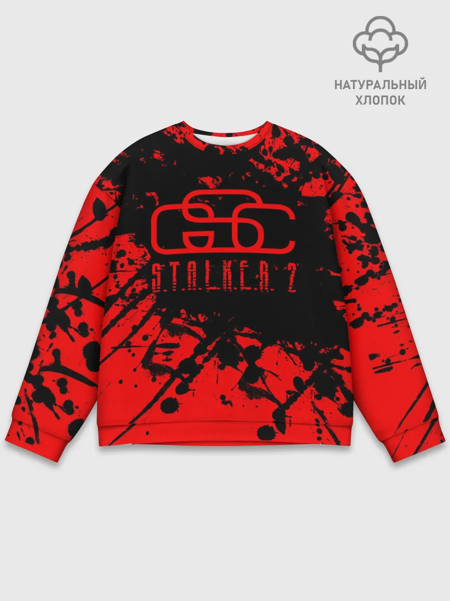 Мужской свитшот базовый / Stalker GSC red