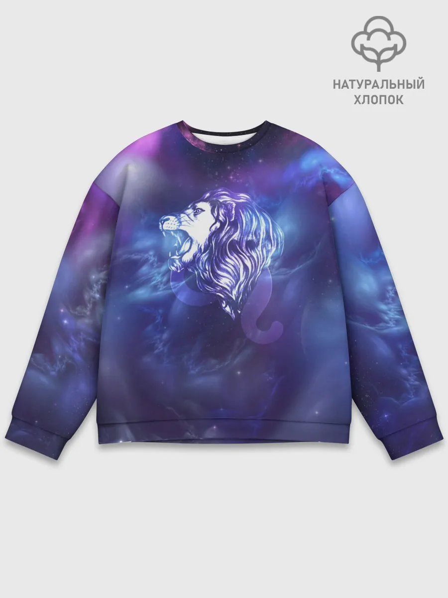 Мужской свитшот базовый / Лев