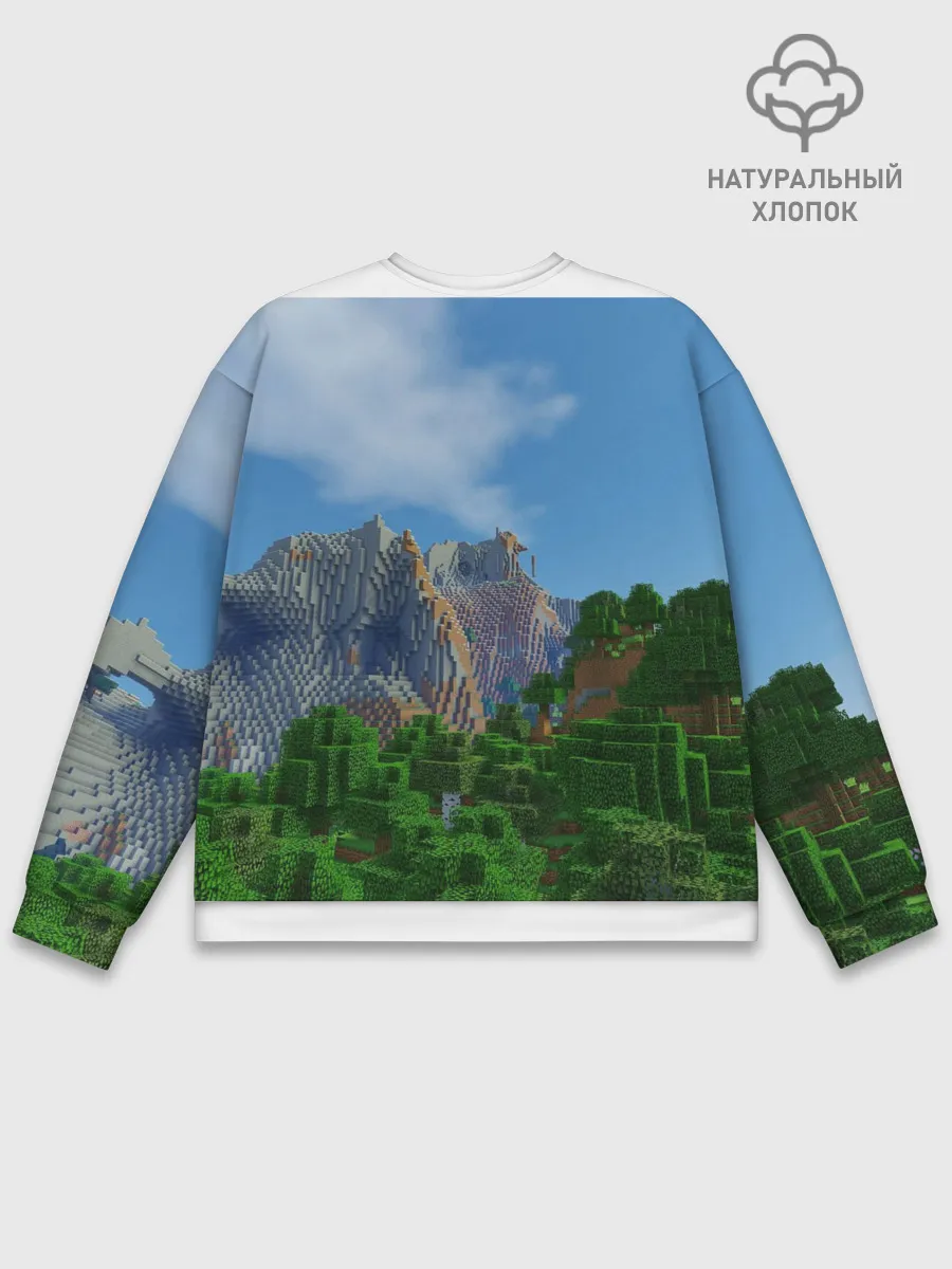 Мужской свитшот базовый / Minecraft