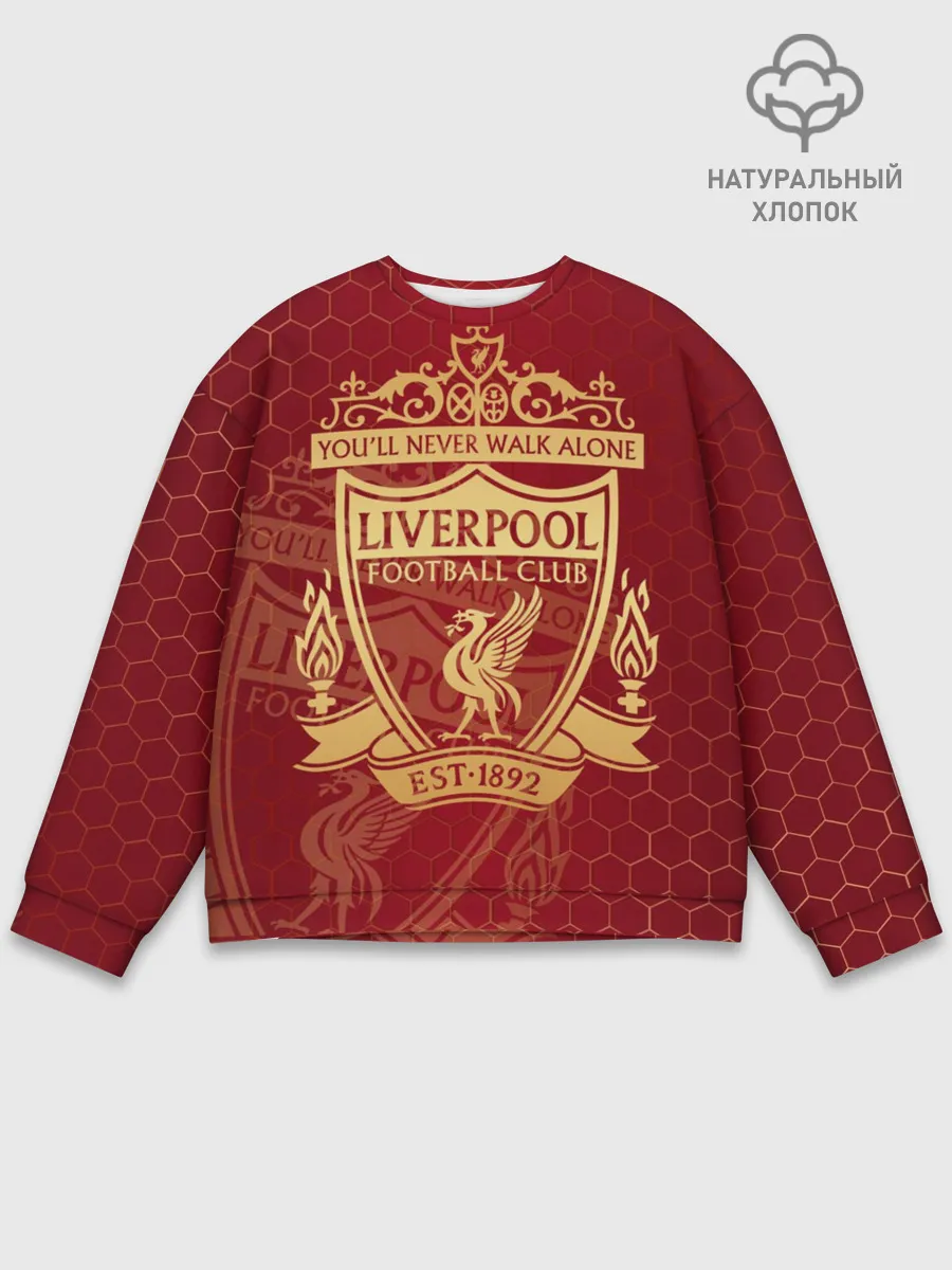 Мужской свитшот базовый / Ливерпуль