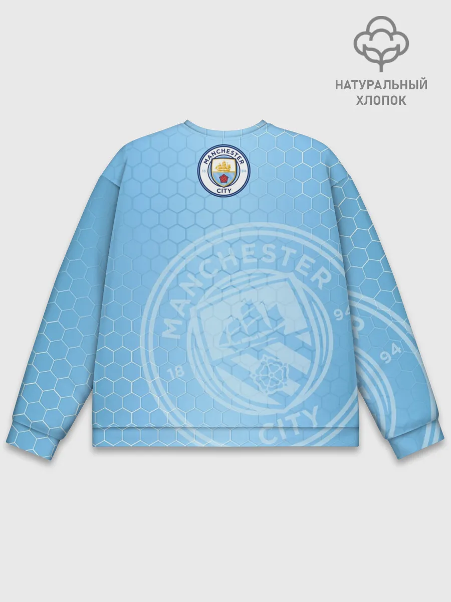 Мужской свитшот базовый / Манчестер Сити