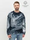 Мужской свитшот базовый / Темные холодные краски