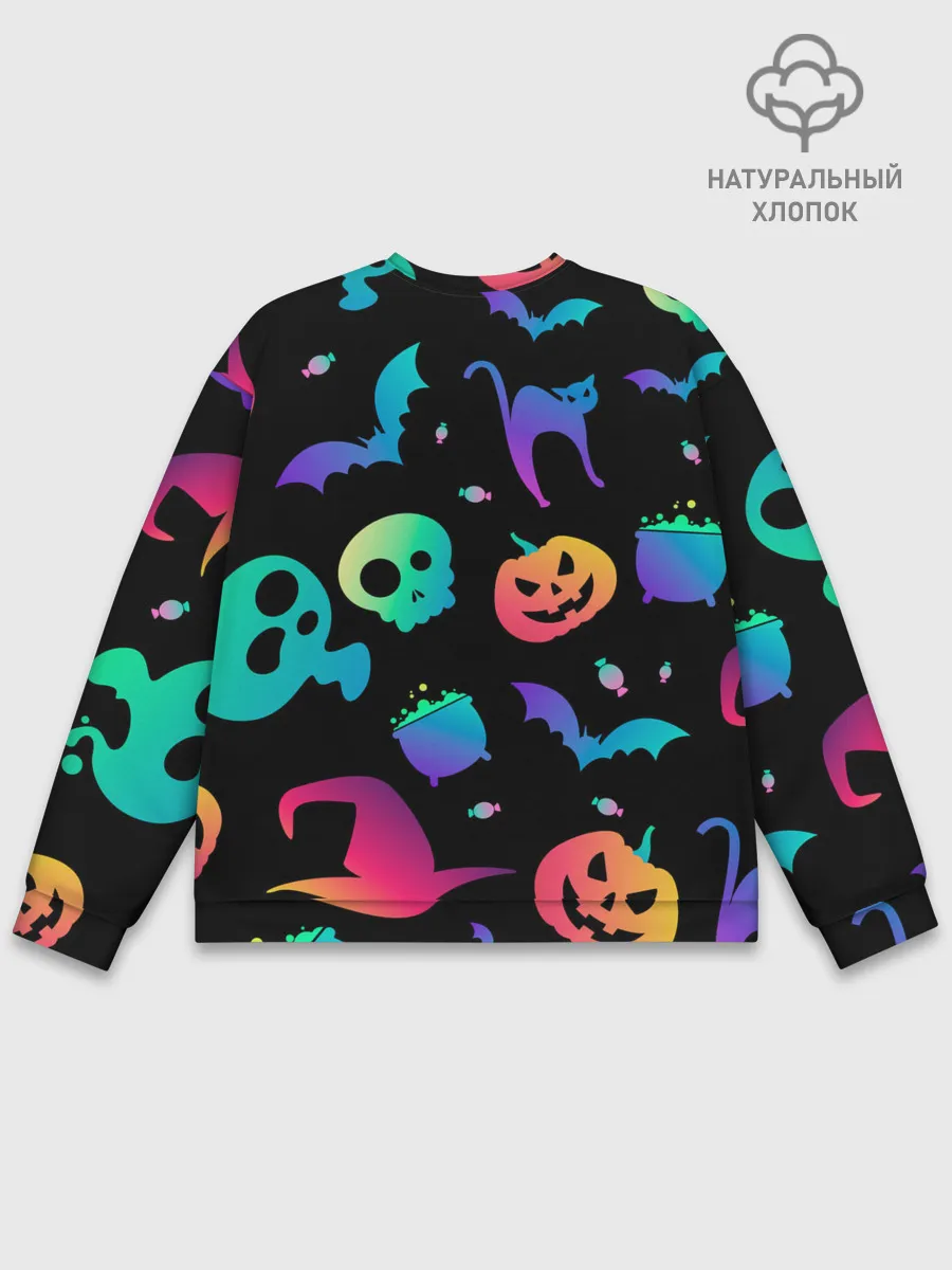 Мужской свитшот базовый / RAINBOW HALLOWEEN | ХЭЛЛУИН